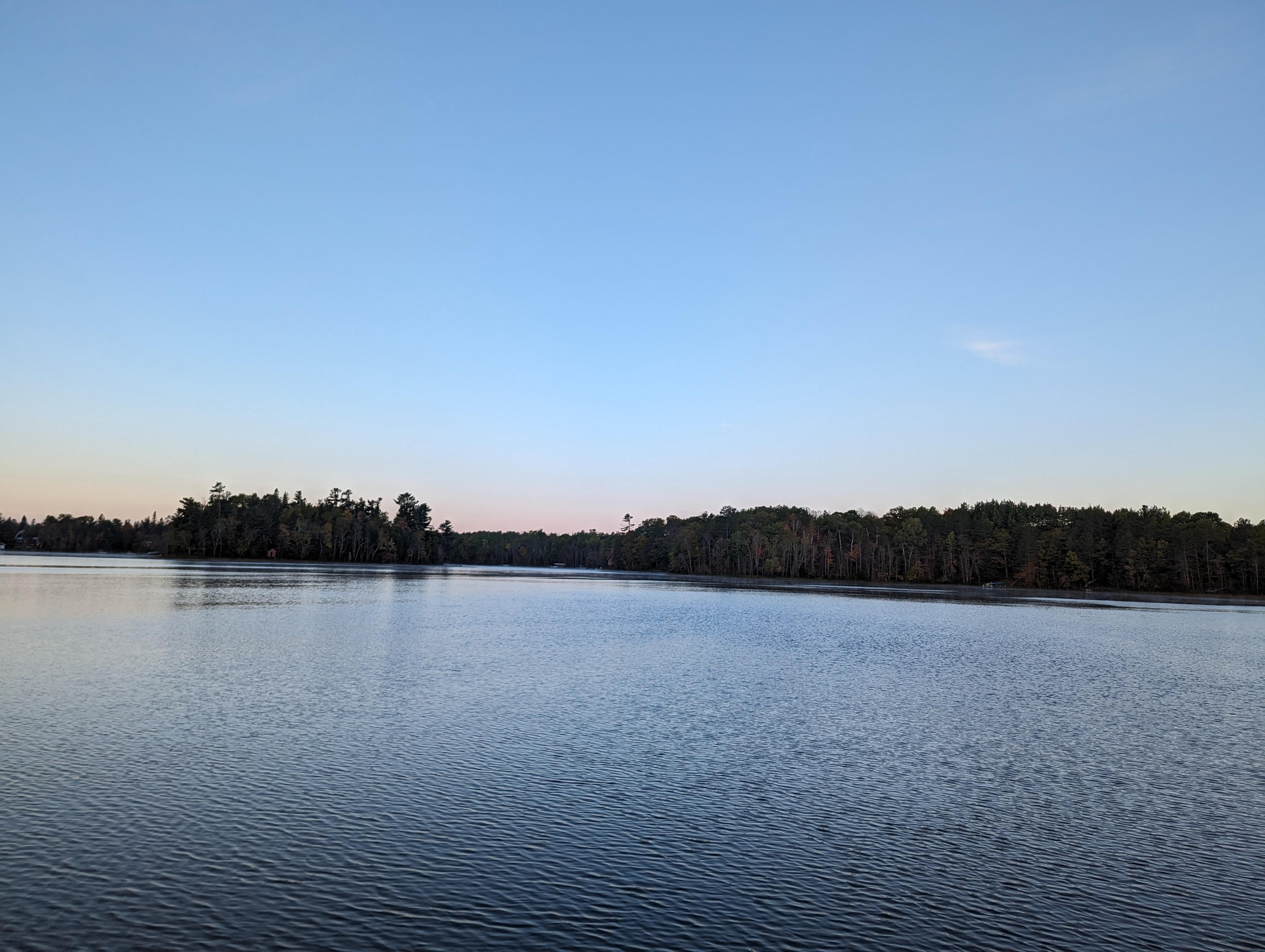 Lake view in the morning