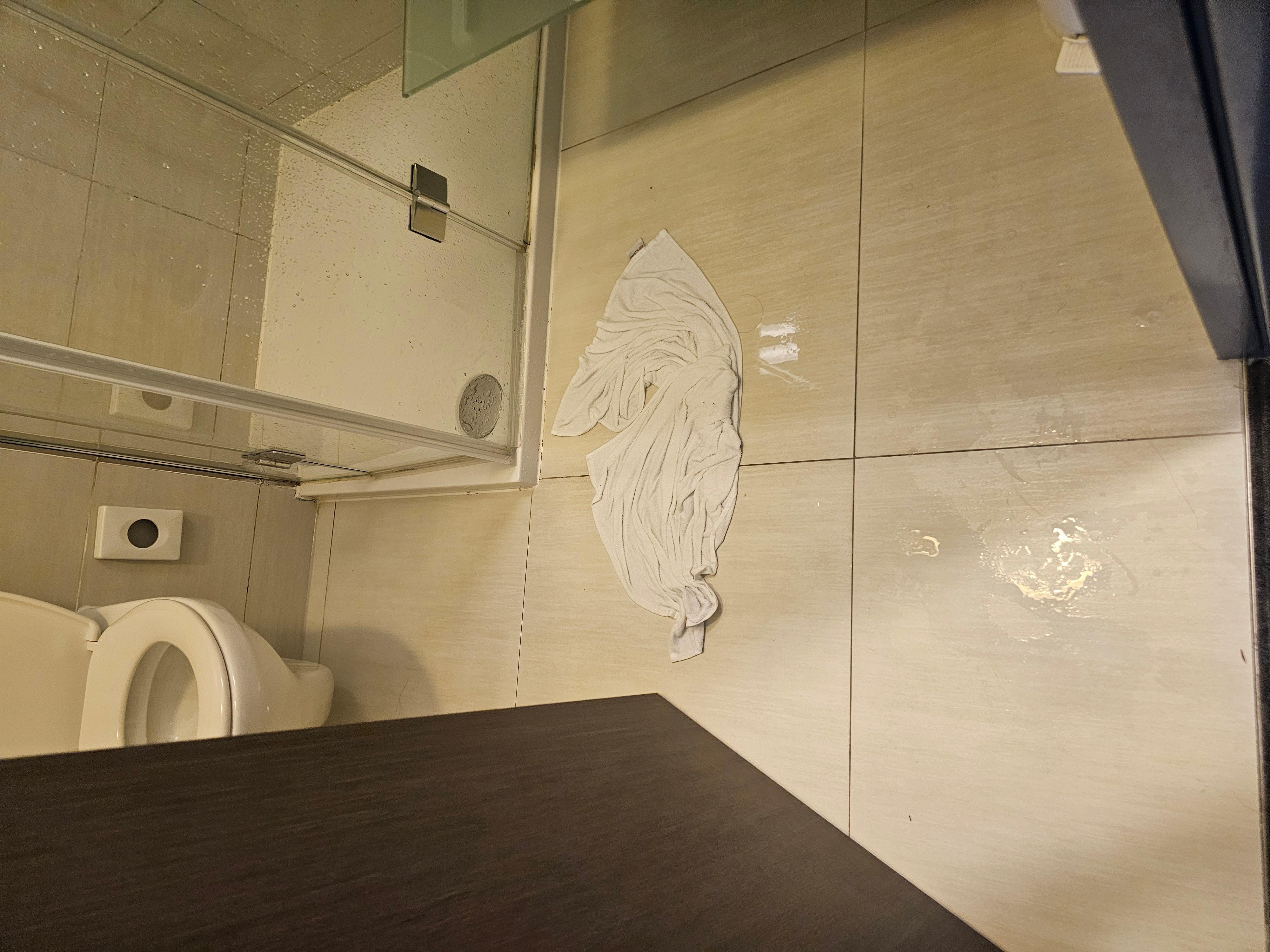 Flooded bathroom