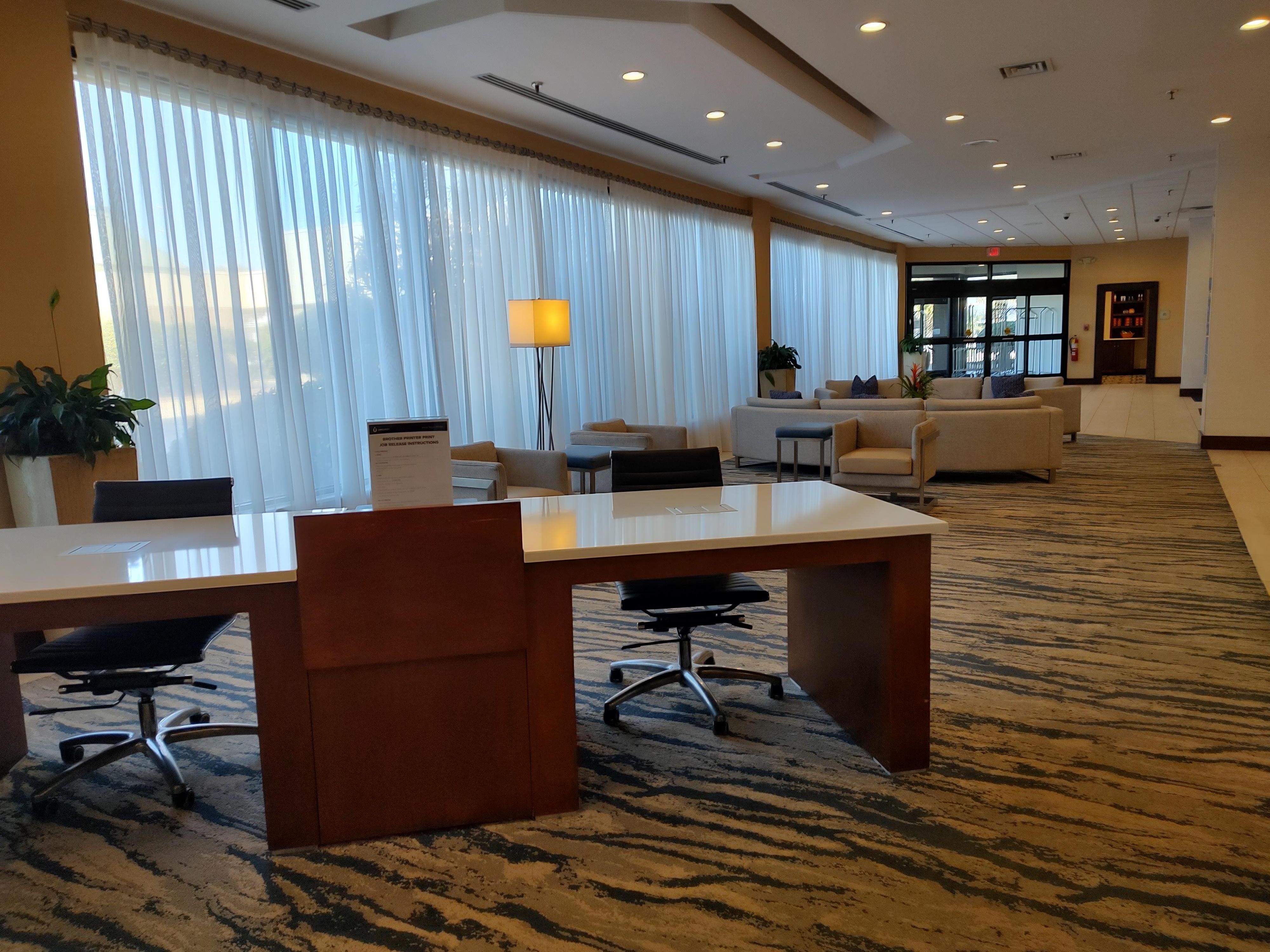 Part of the Lobby View.  Nice place to sit and drink coffee.