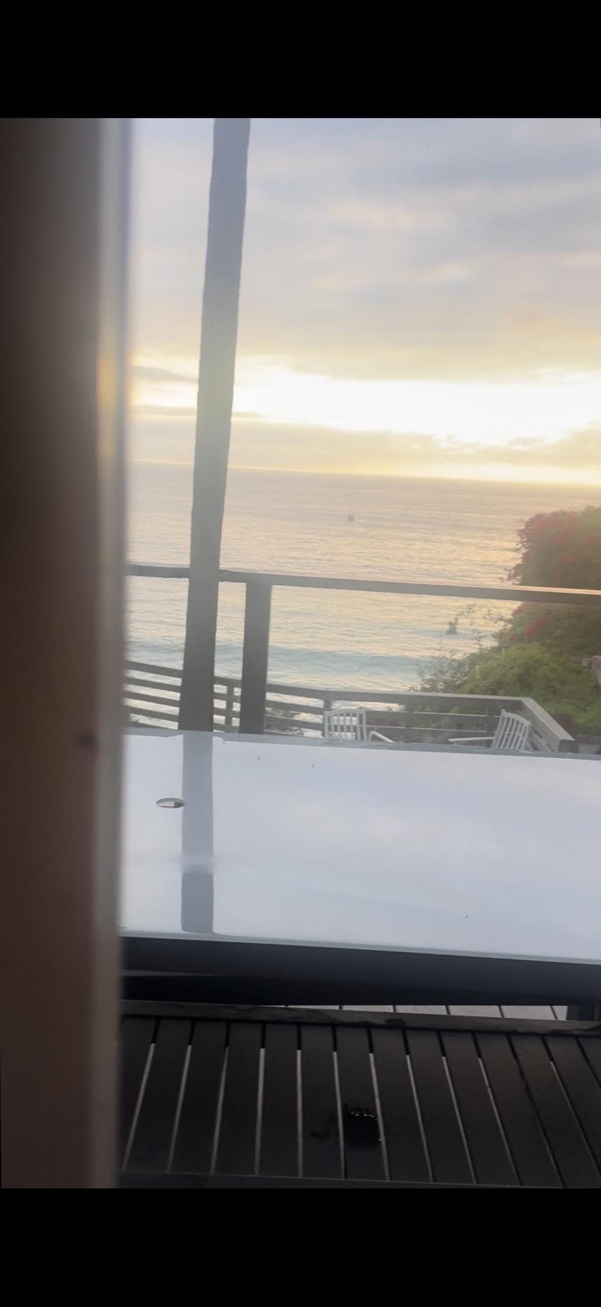 Table where we ate our meals