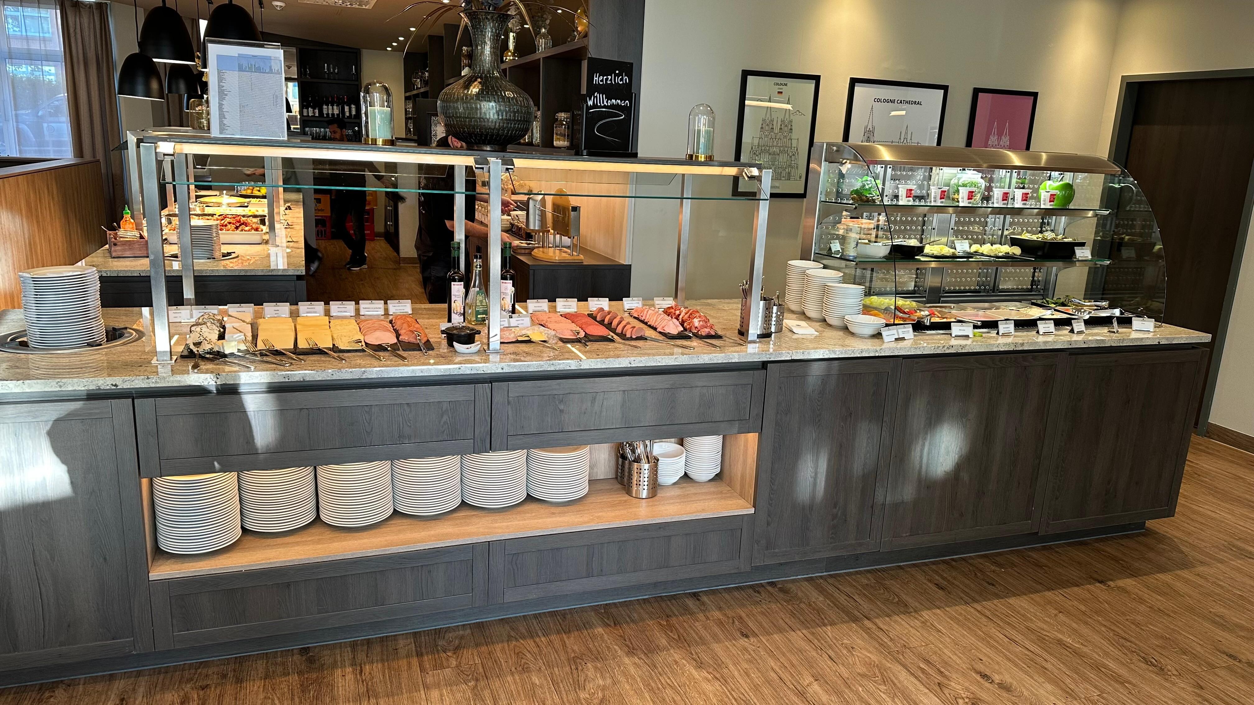 Teil vom Frühstücksbuffet