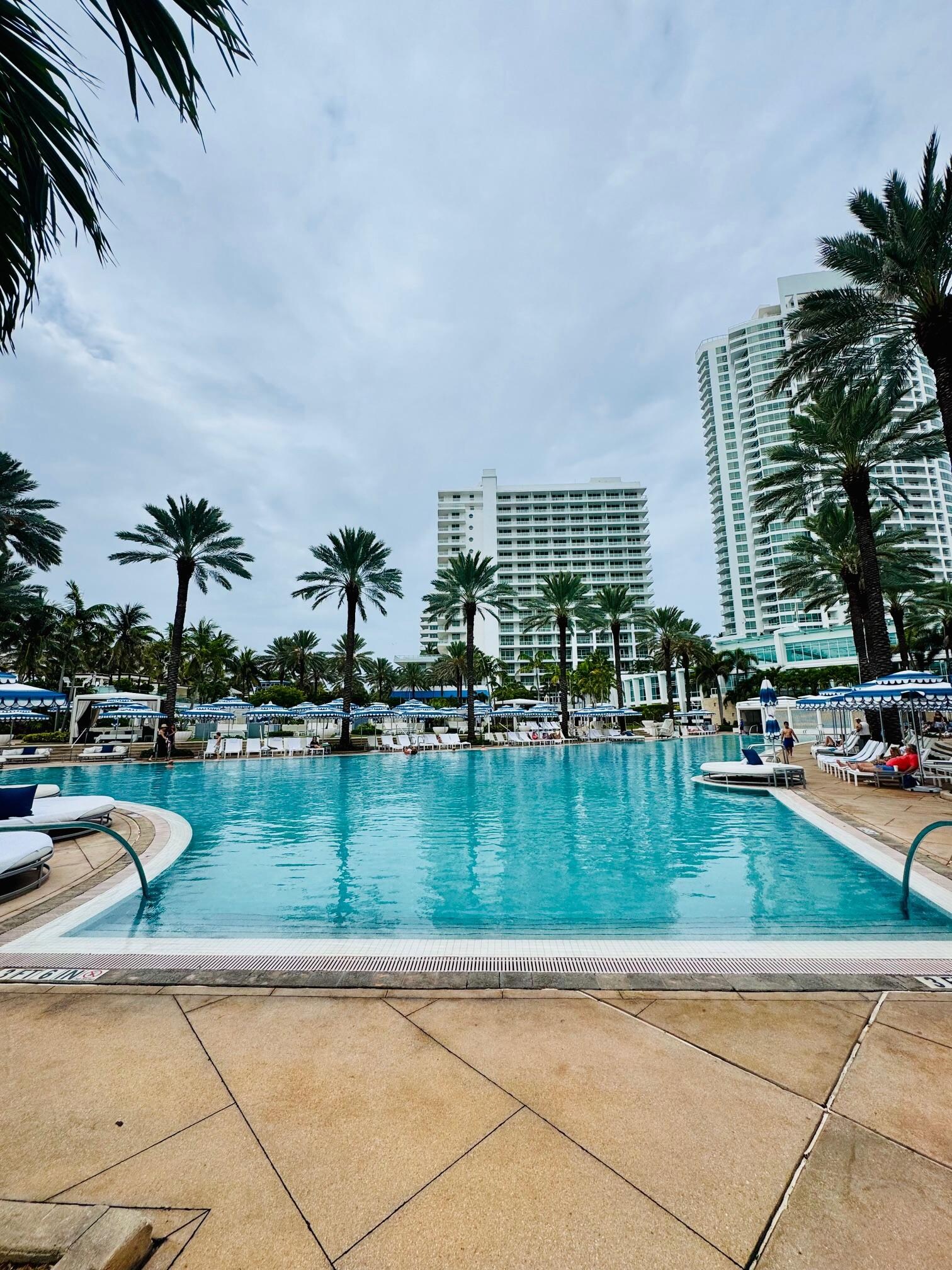 the pool (the bigger one)