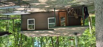 Nice little comfy cabin in back.