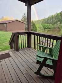 Sitting on the porch