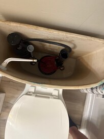 Toilet had zero water on it at check, owner stated it worked the day before. Valve was shut off