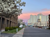 Walked to see the sunset over the bay and caught this pretty sky on my walk back.