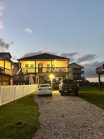 The house at sunset!