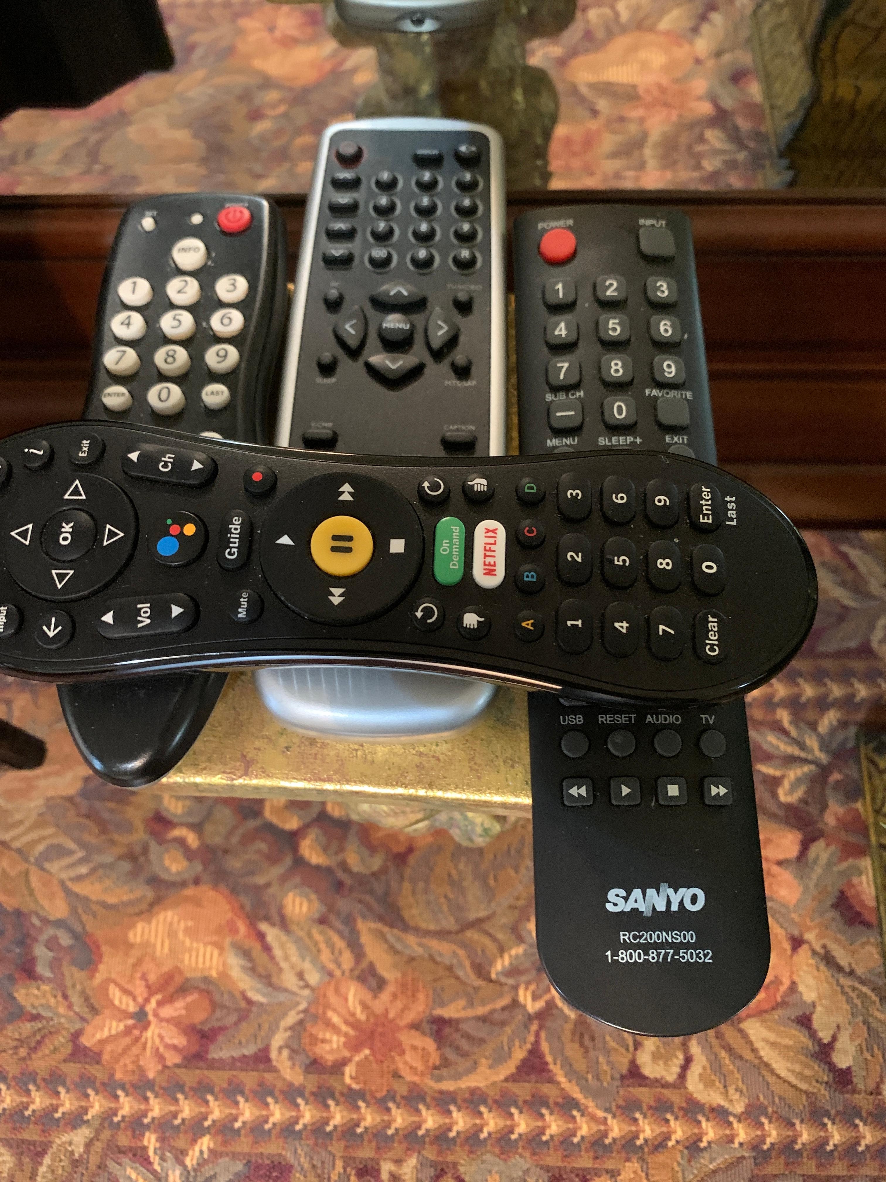 Same remote puzzle in the other room
