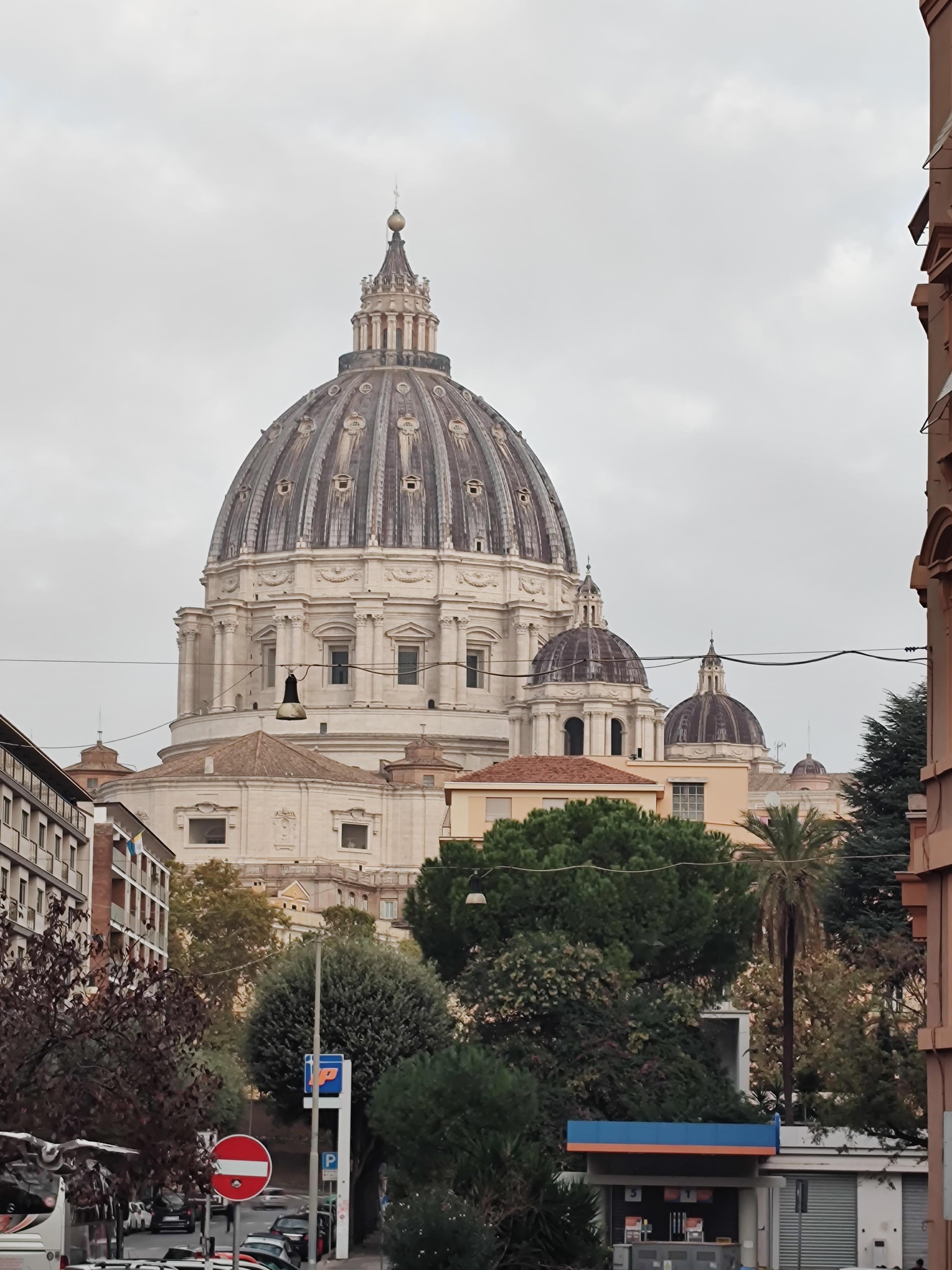View from the property walking to the Vatican.