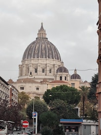 View from the property walking to the Vatican.
