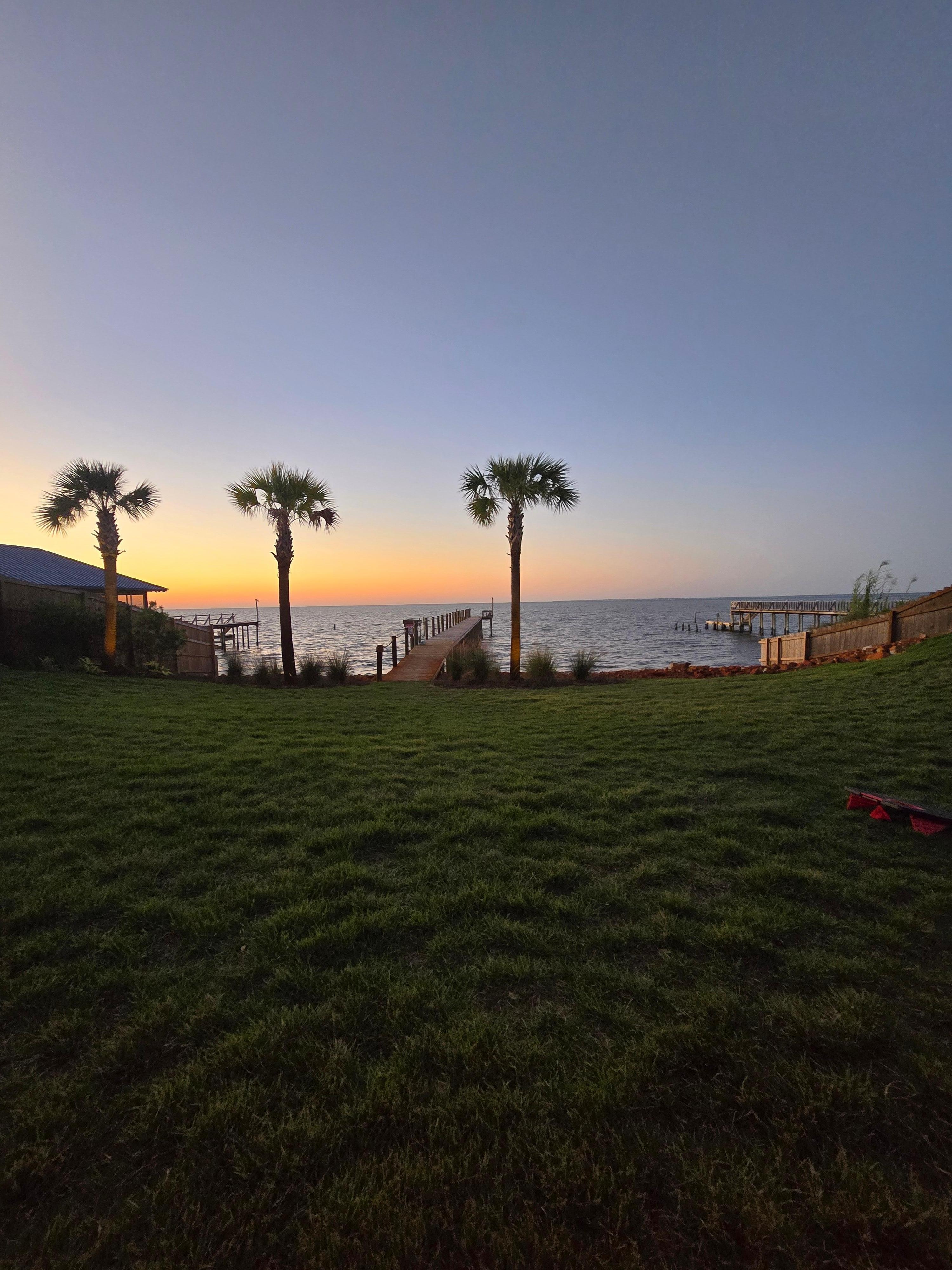 Sunset from backyard 