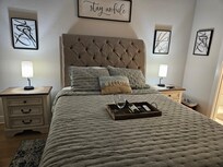 Everything was so clean and wine was waiting for us!