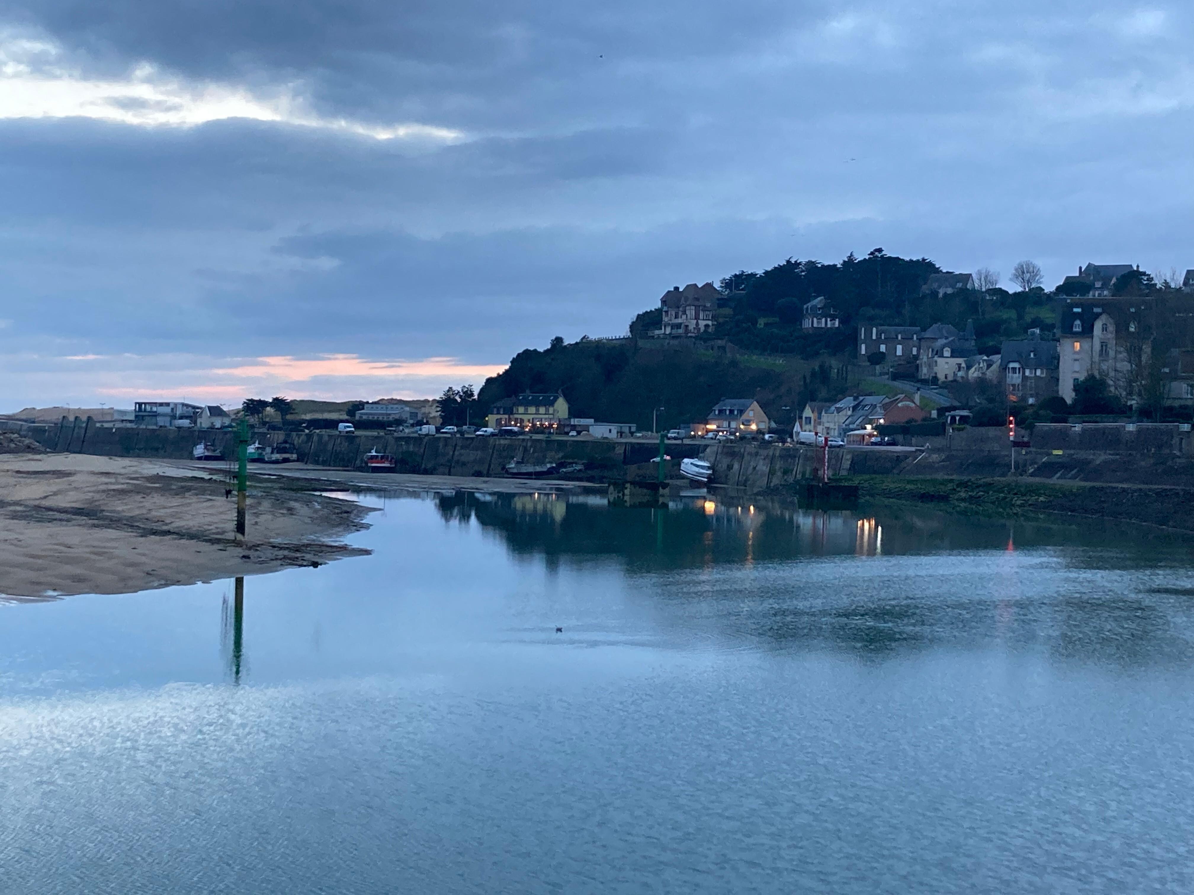 Soleil couchant sur Carteret