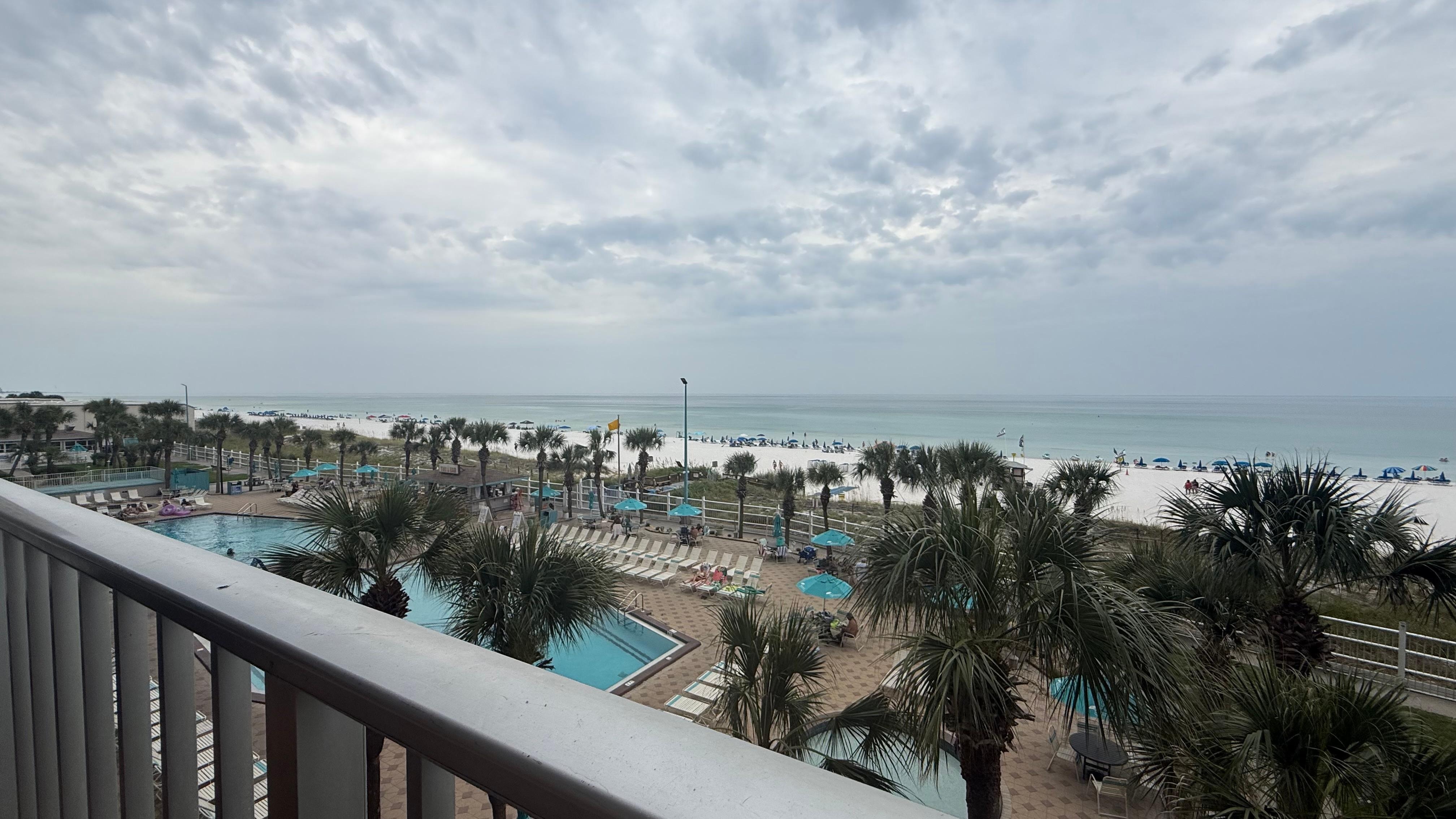 The killer view watching dolphins and the people below