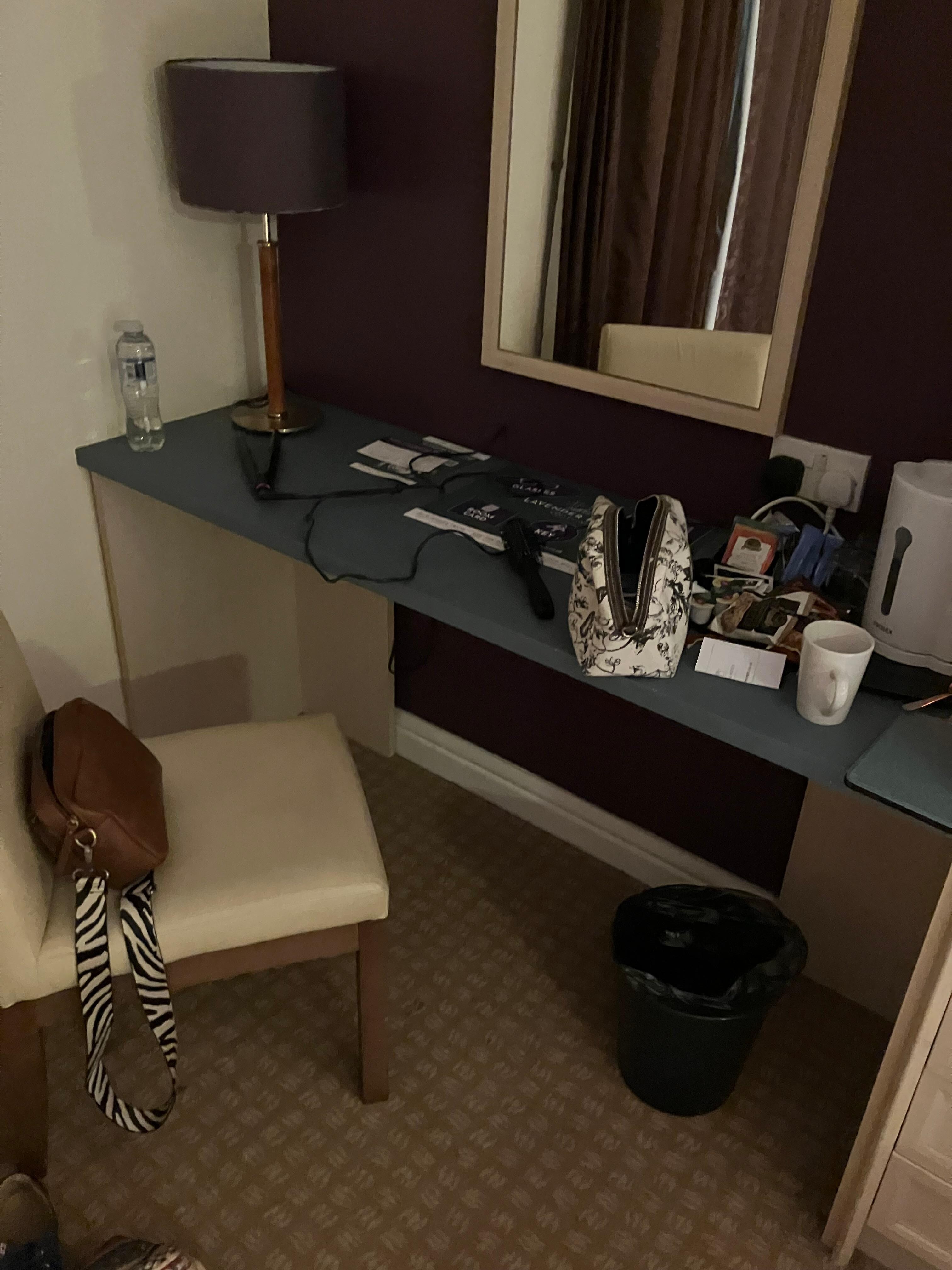 The dressing table