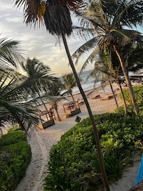 View from upper room.