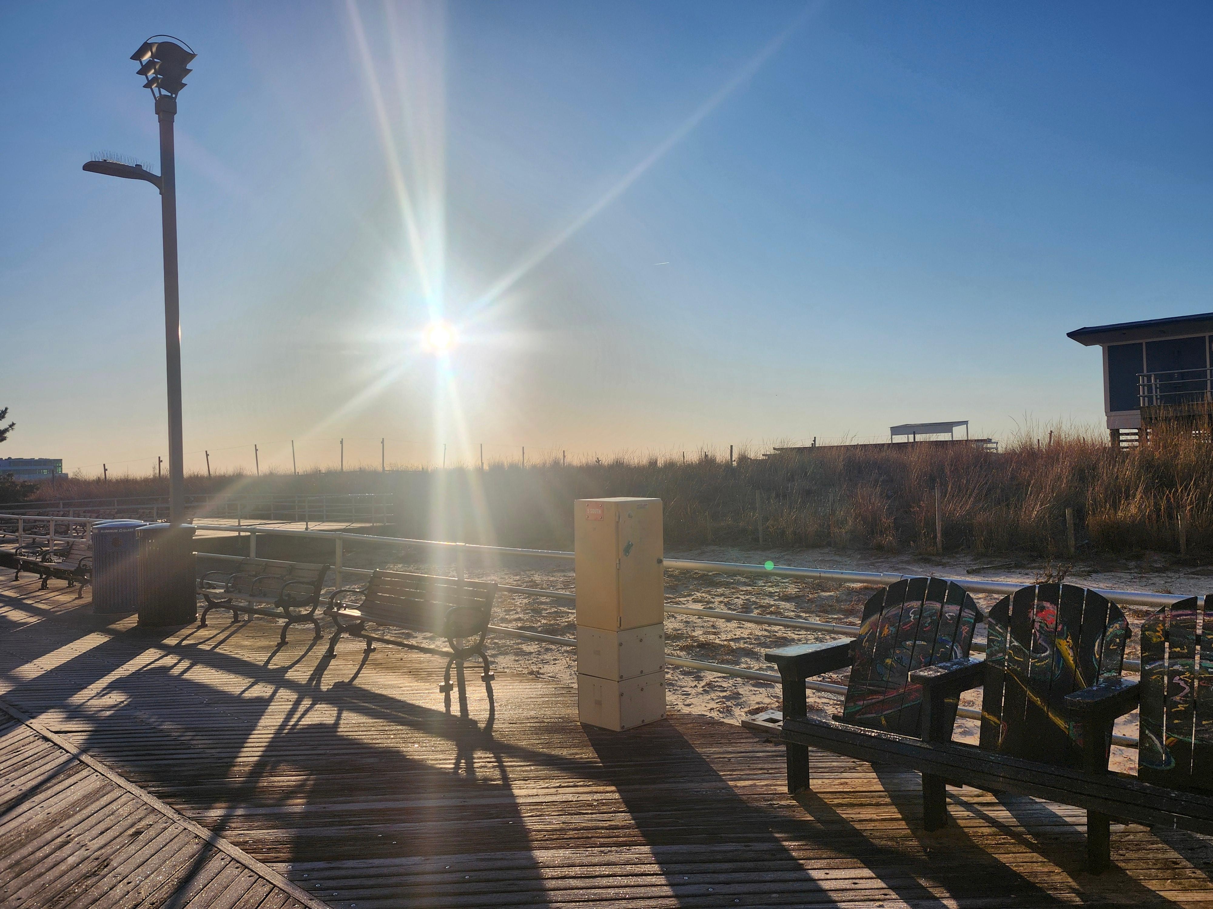The view of the A.C. Boardwalk.