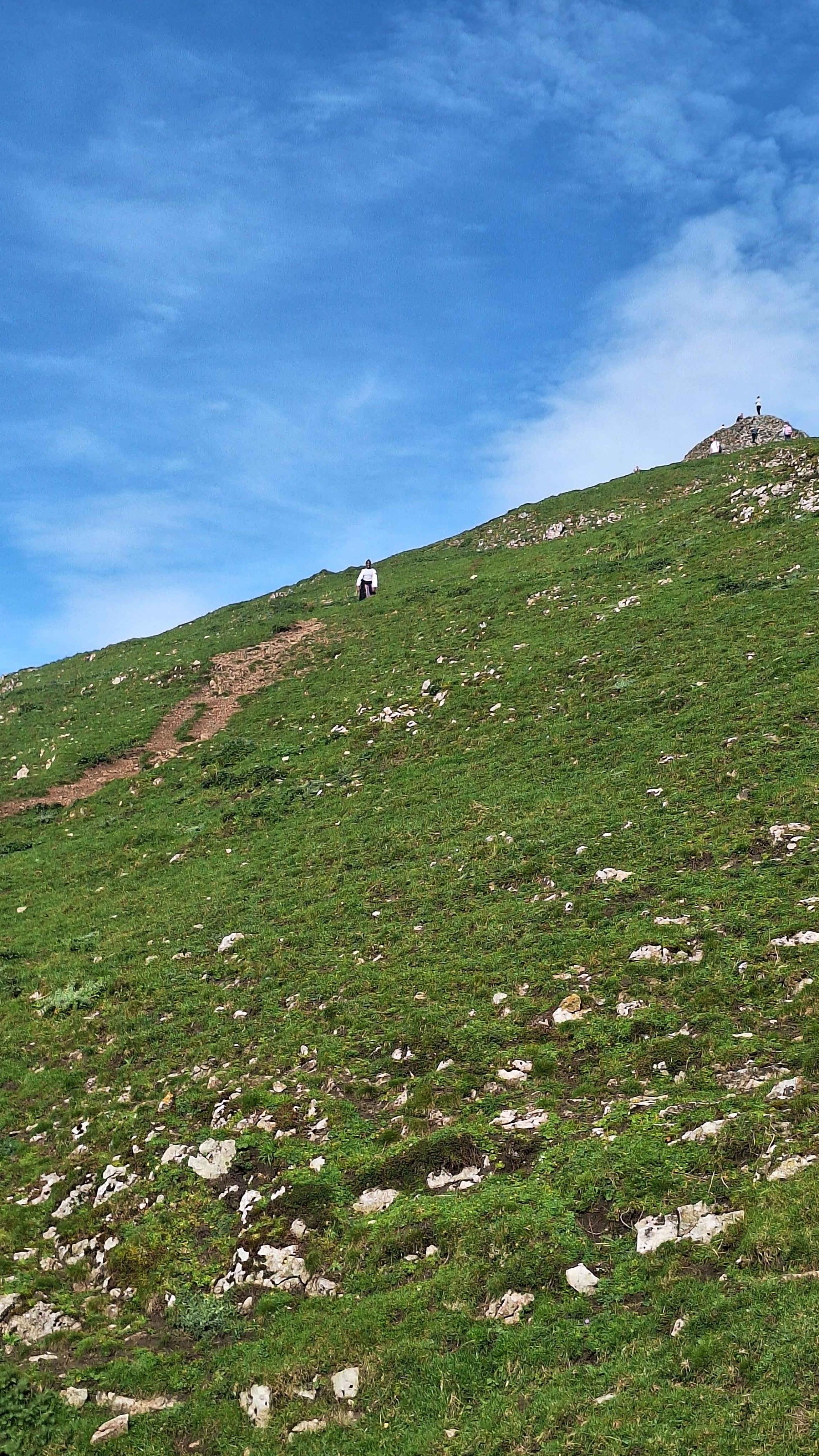 Thorpe Cloud is at the doorstep, literally.