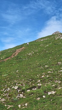 Thorpe Cloud is at the doorstep, literally.