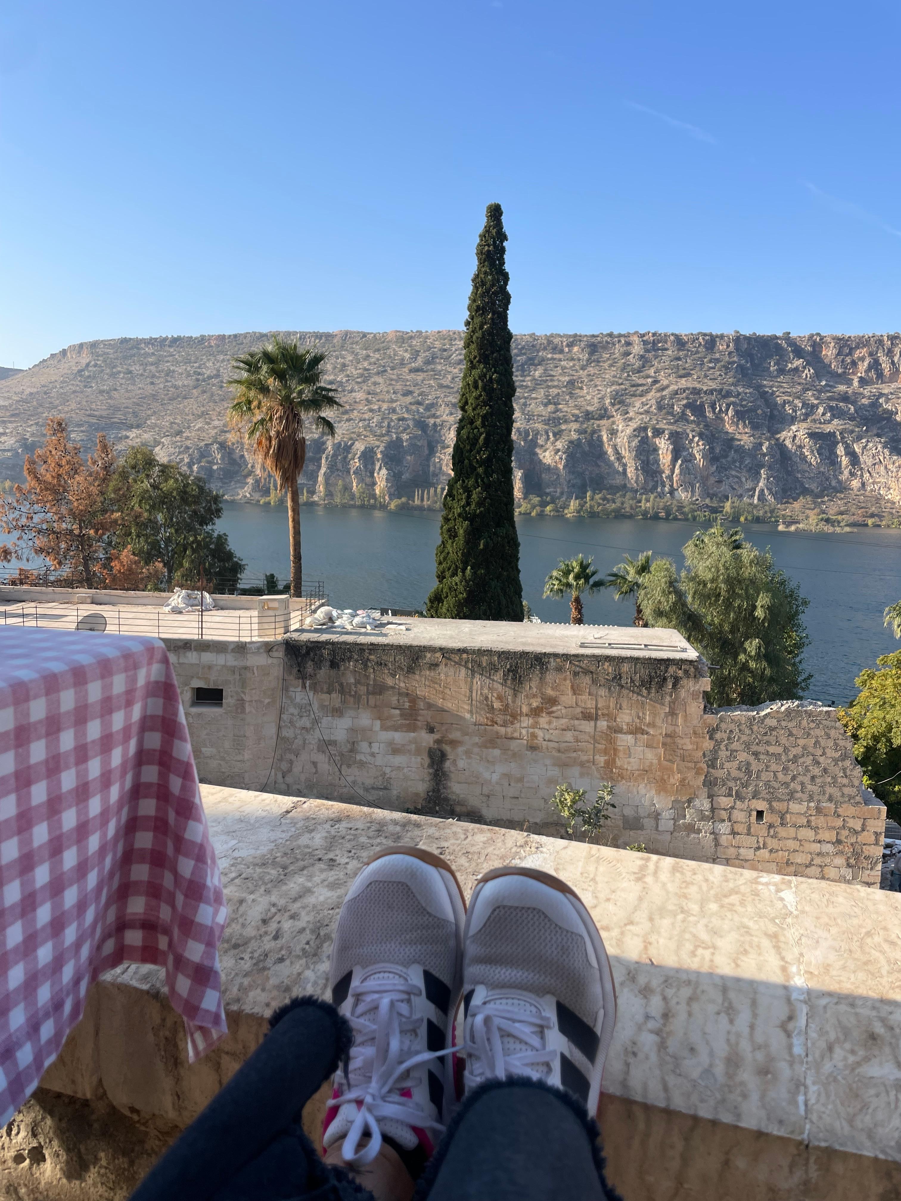 Vista do café da manhã 