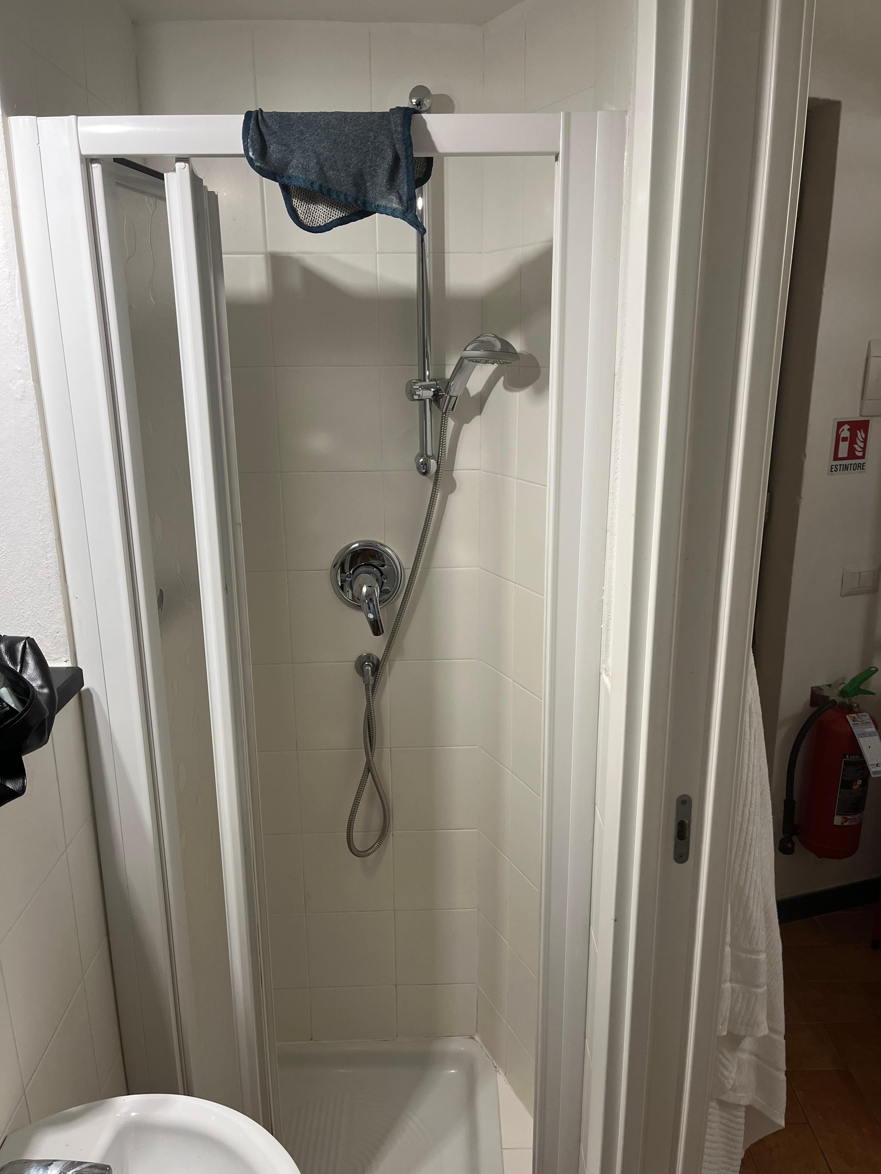 Smallest shower stall in the world