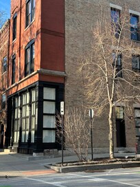 Outside of loft-style condo