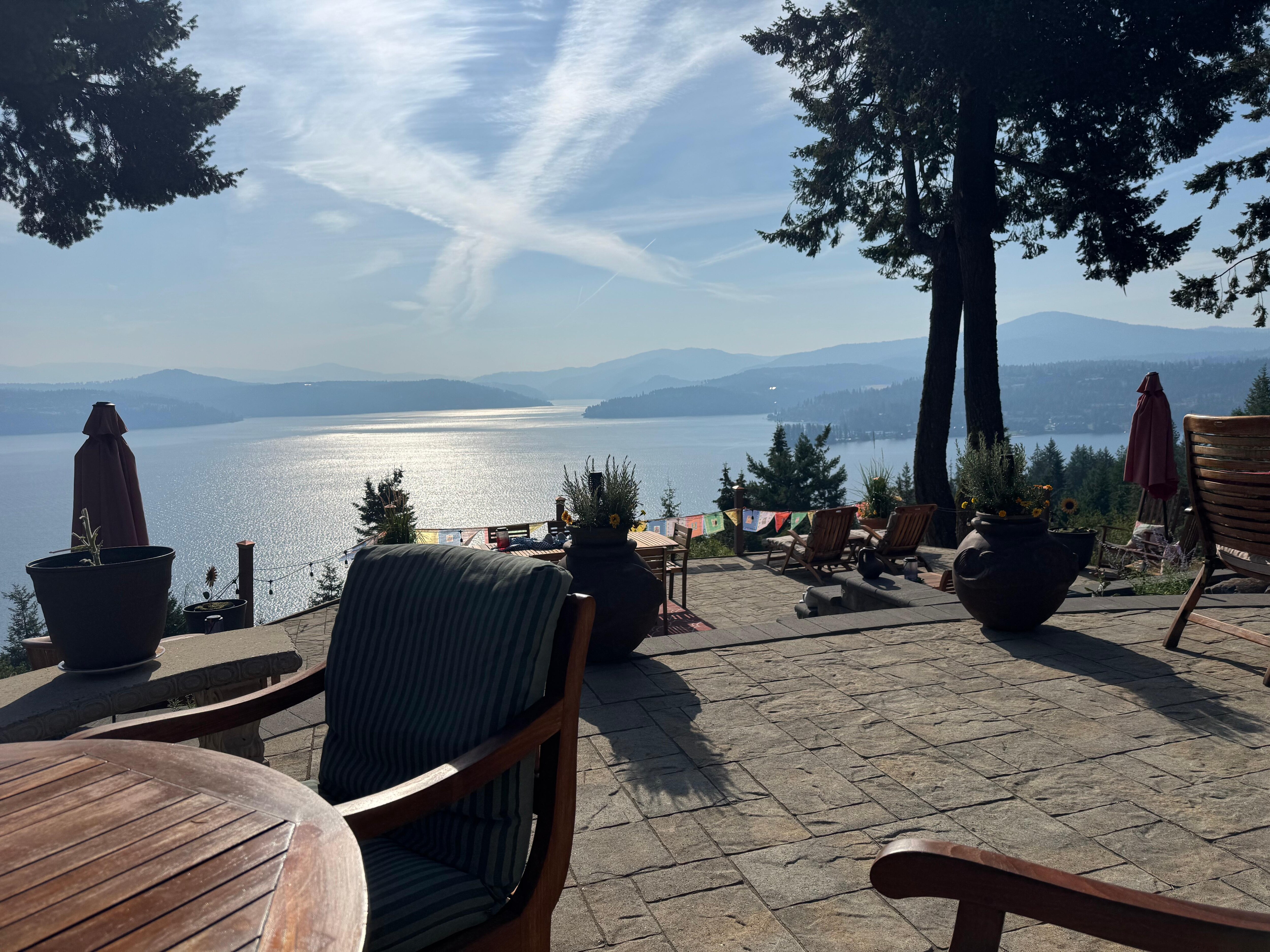 Deck view-so peaceful!