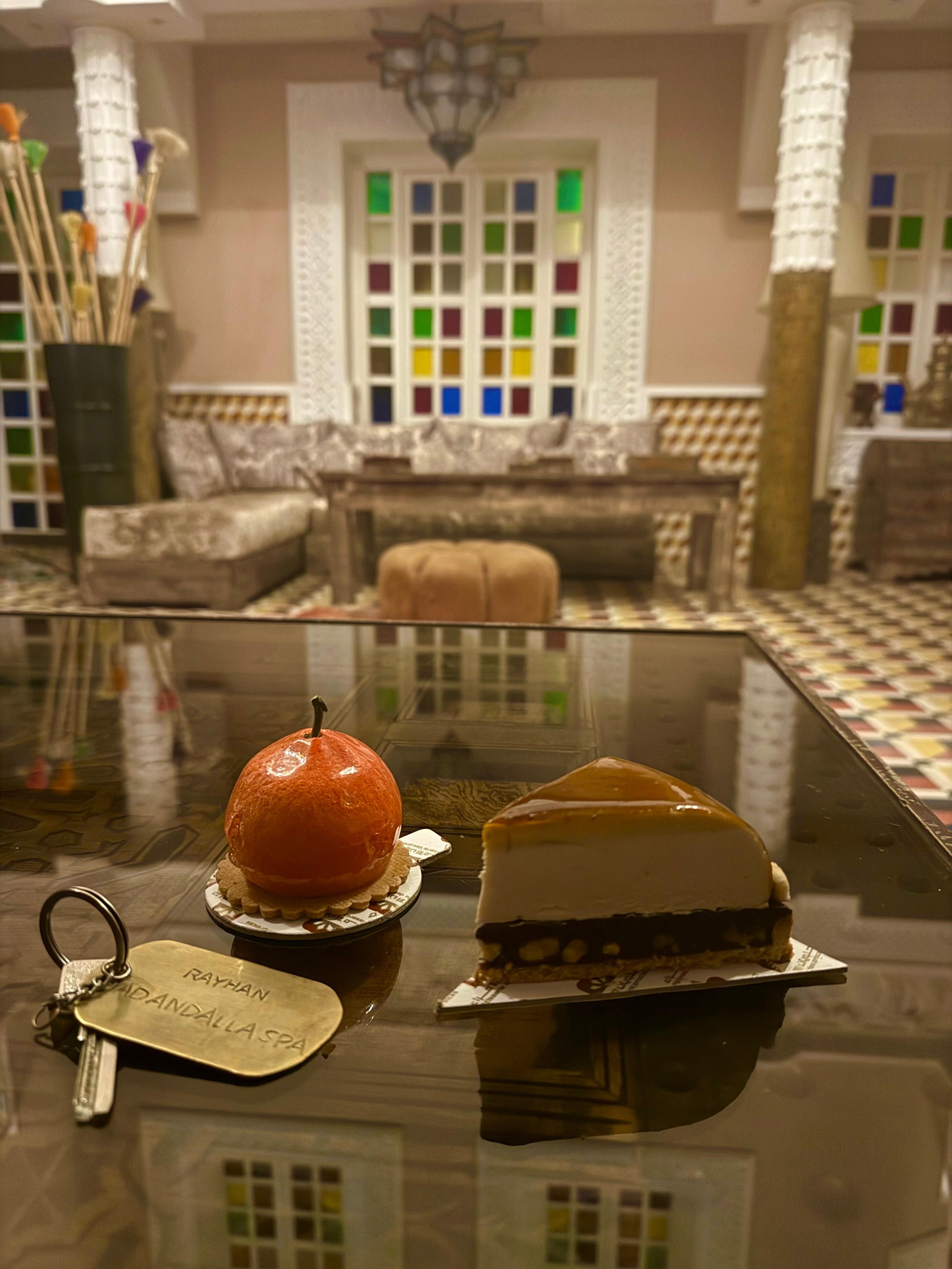 A lovely spot to enjoy sweets from the area 