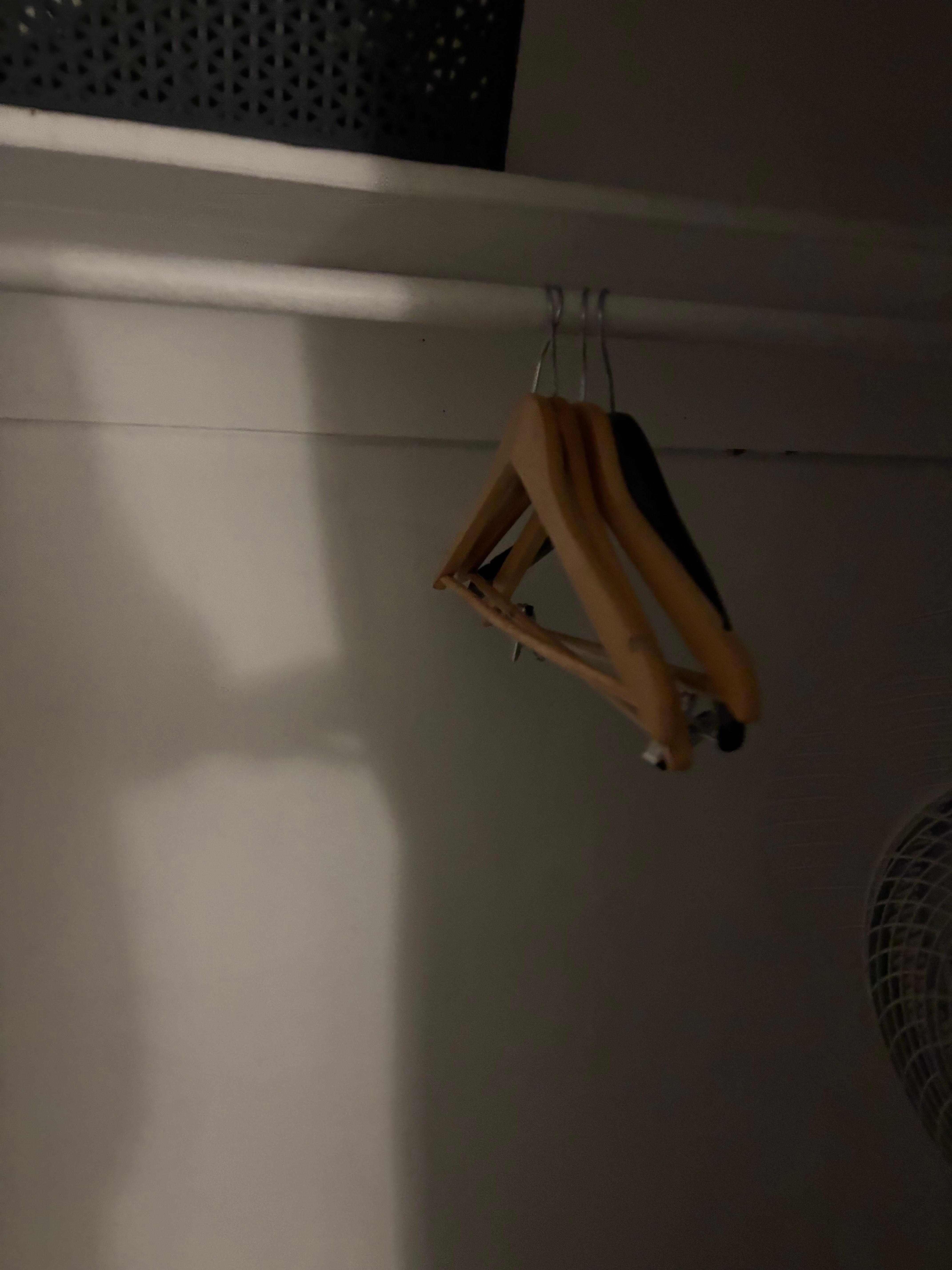 ONLY 4 HANGERS (NO DRESSERS)! 