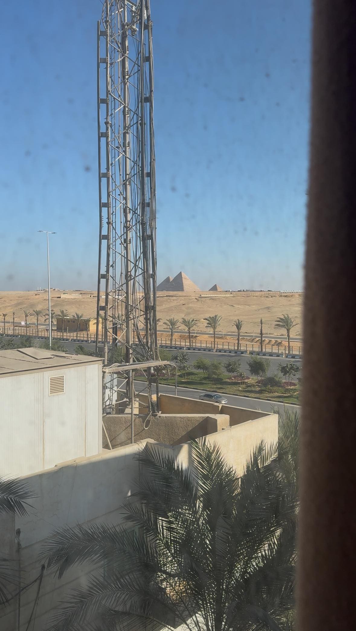 View from hotel room