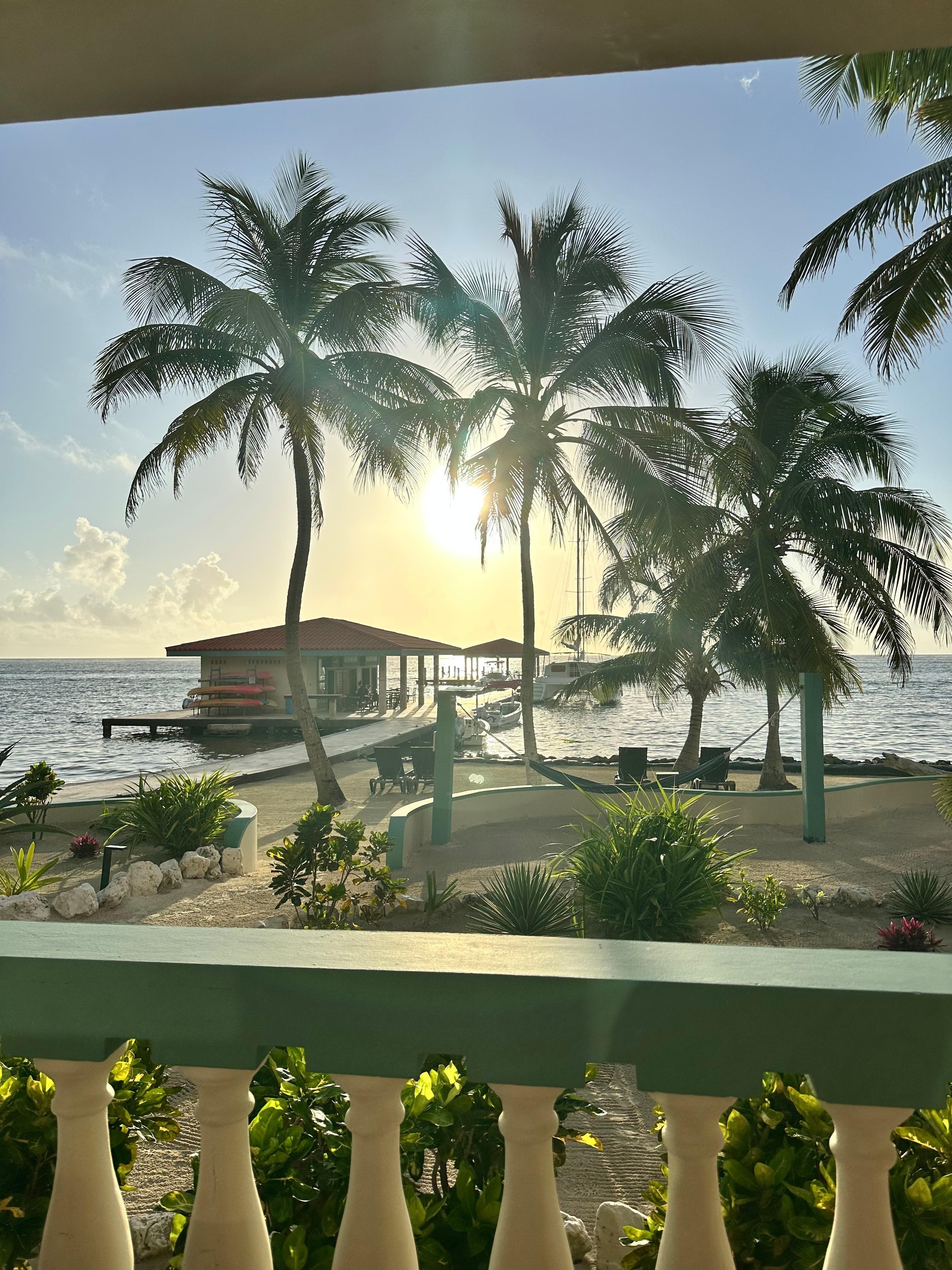 View from our oceanfront room!