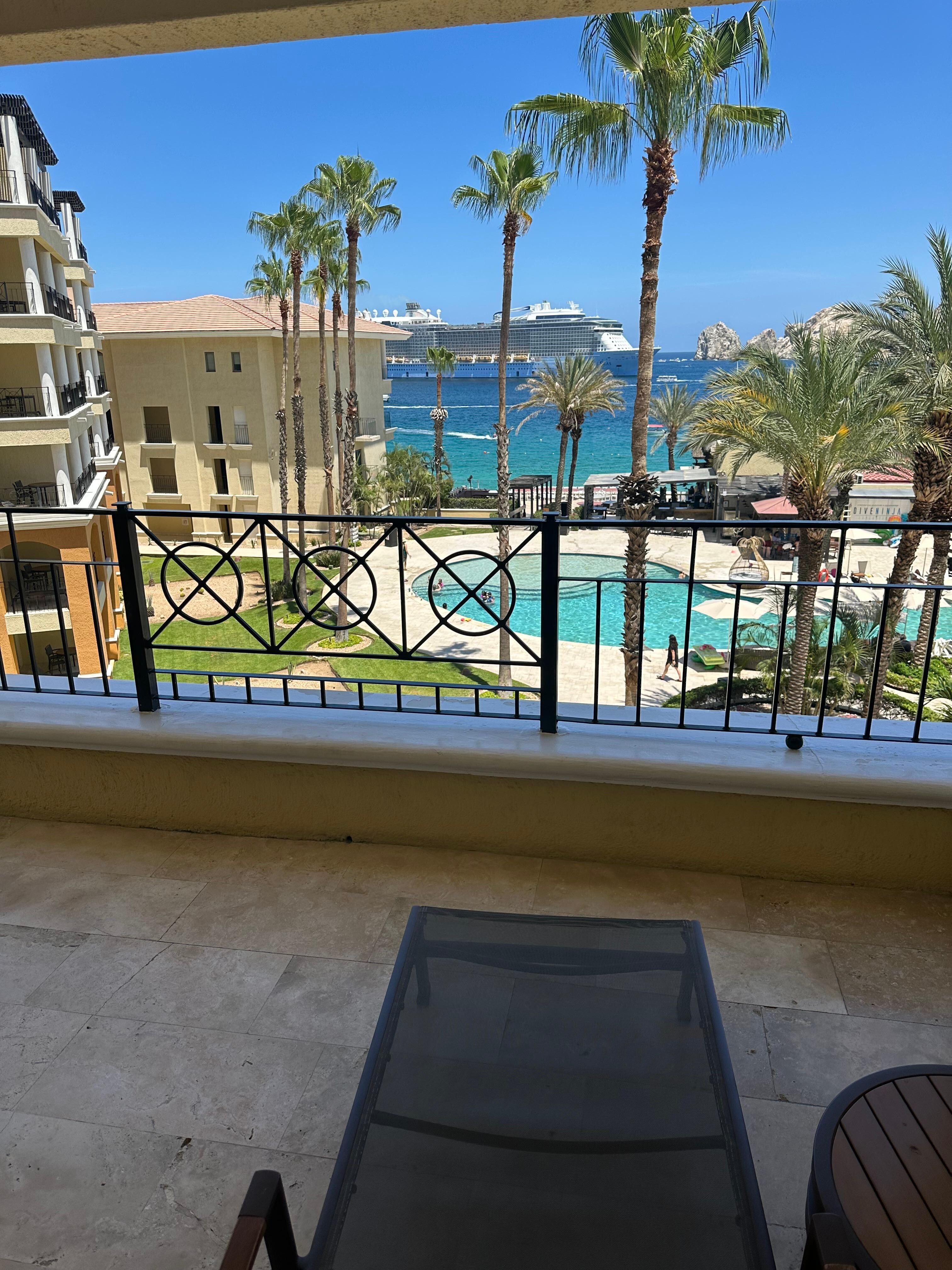 Beautiful view from balcony. 