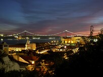 From the balcony in the evening