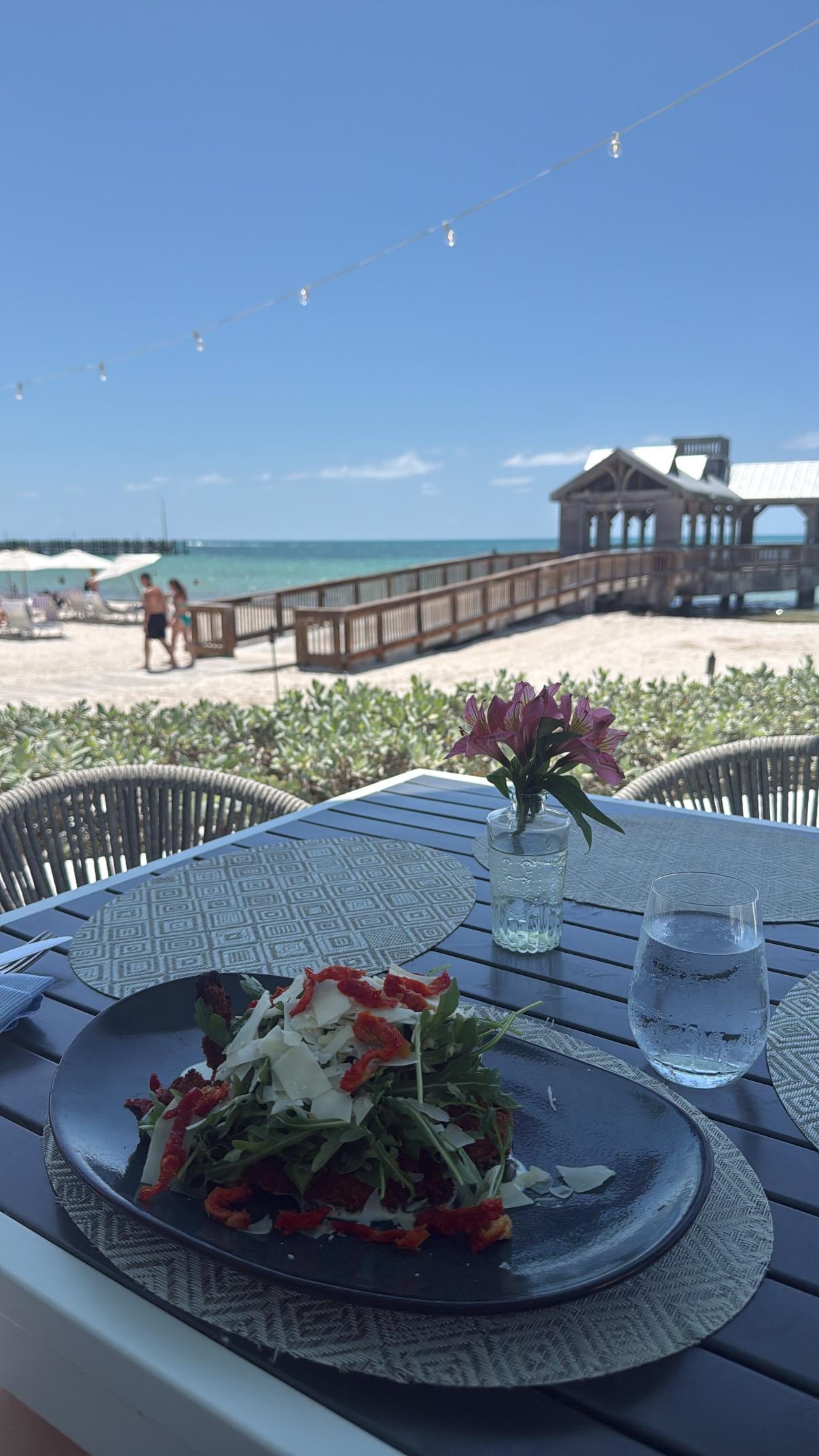 Lunch from the reach restaurant 