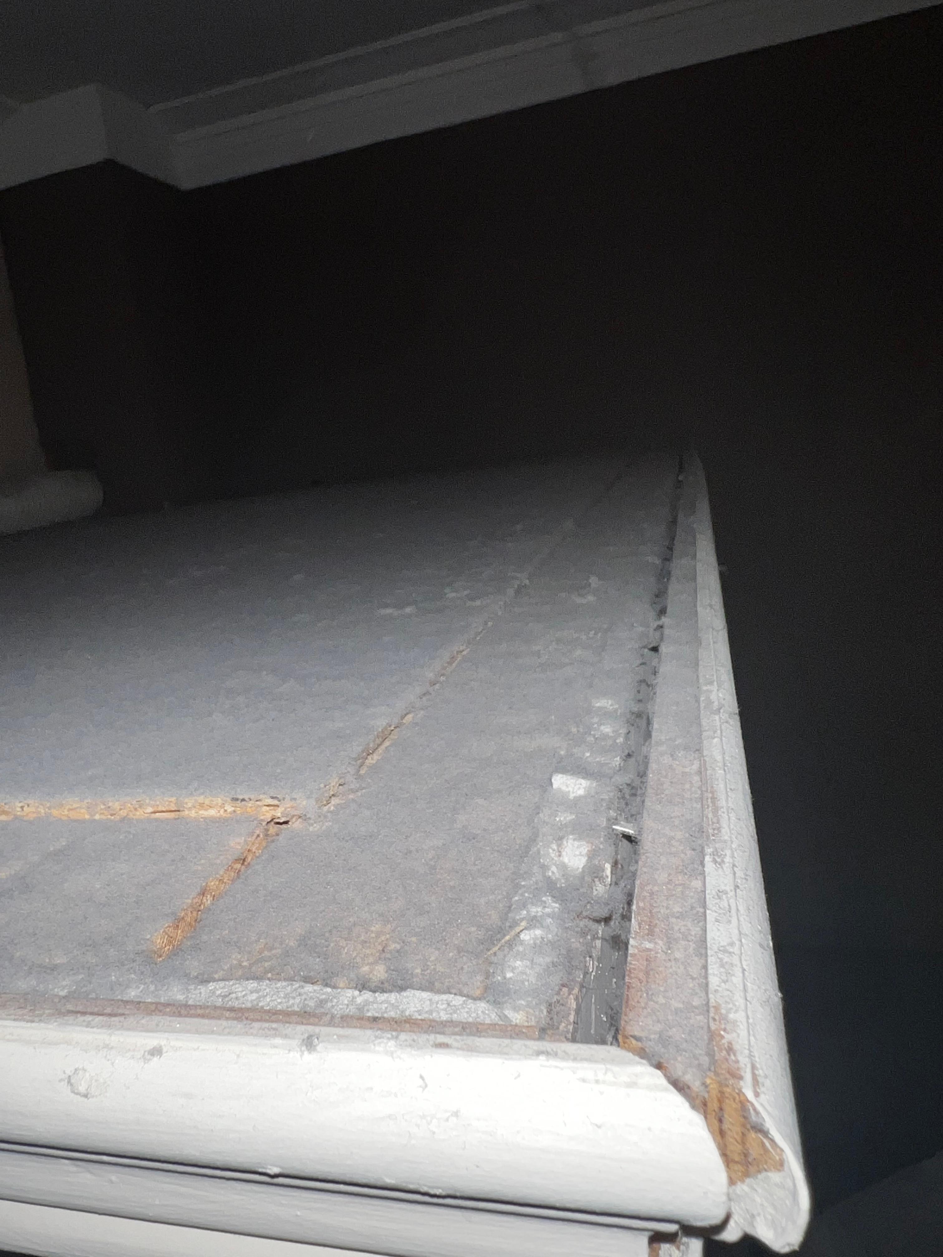 Top of the on-suite 