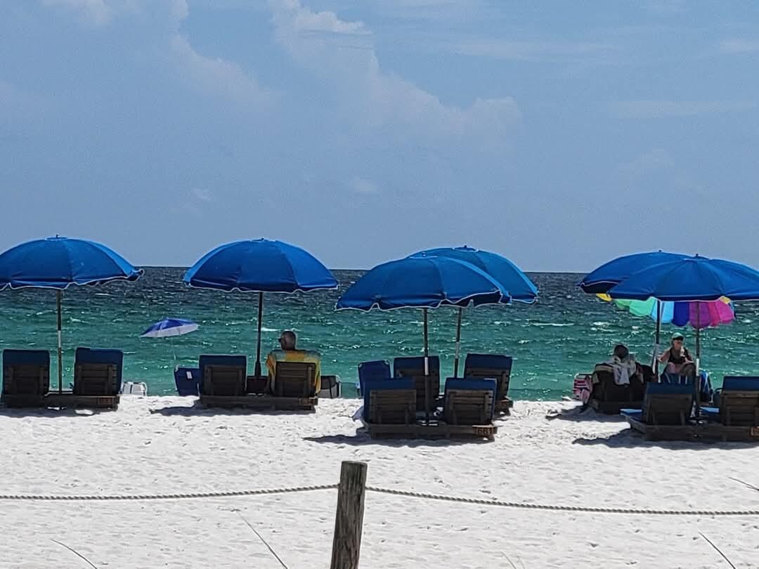 Beach Chair Rentals in front on condo