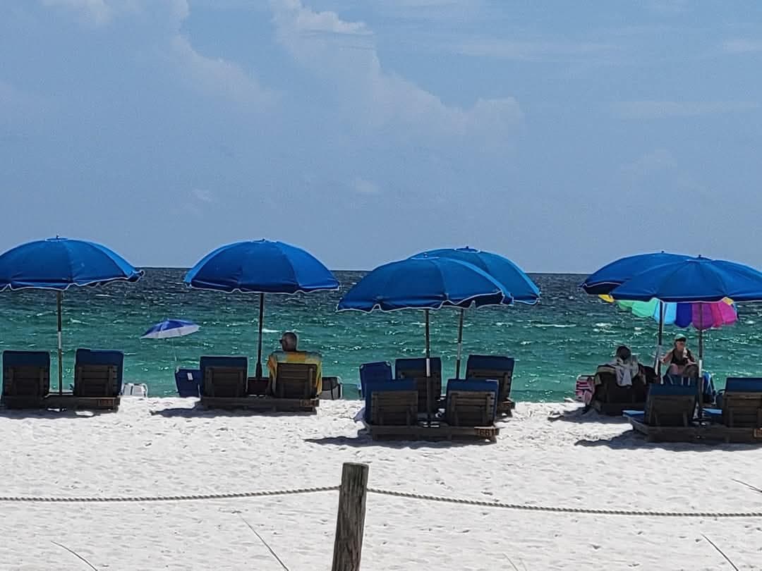 Beach Chair Rentals in front on condo