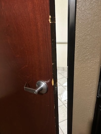 All the doors seemed damaged
