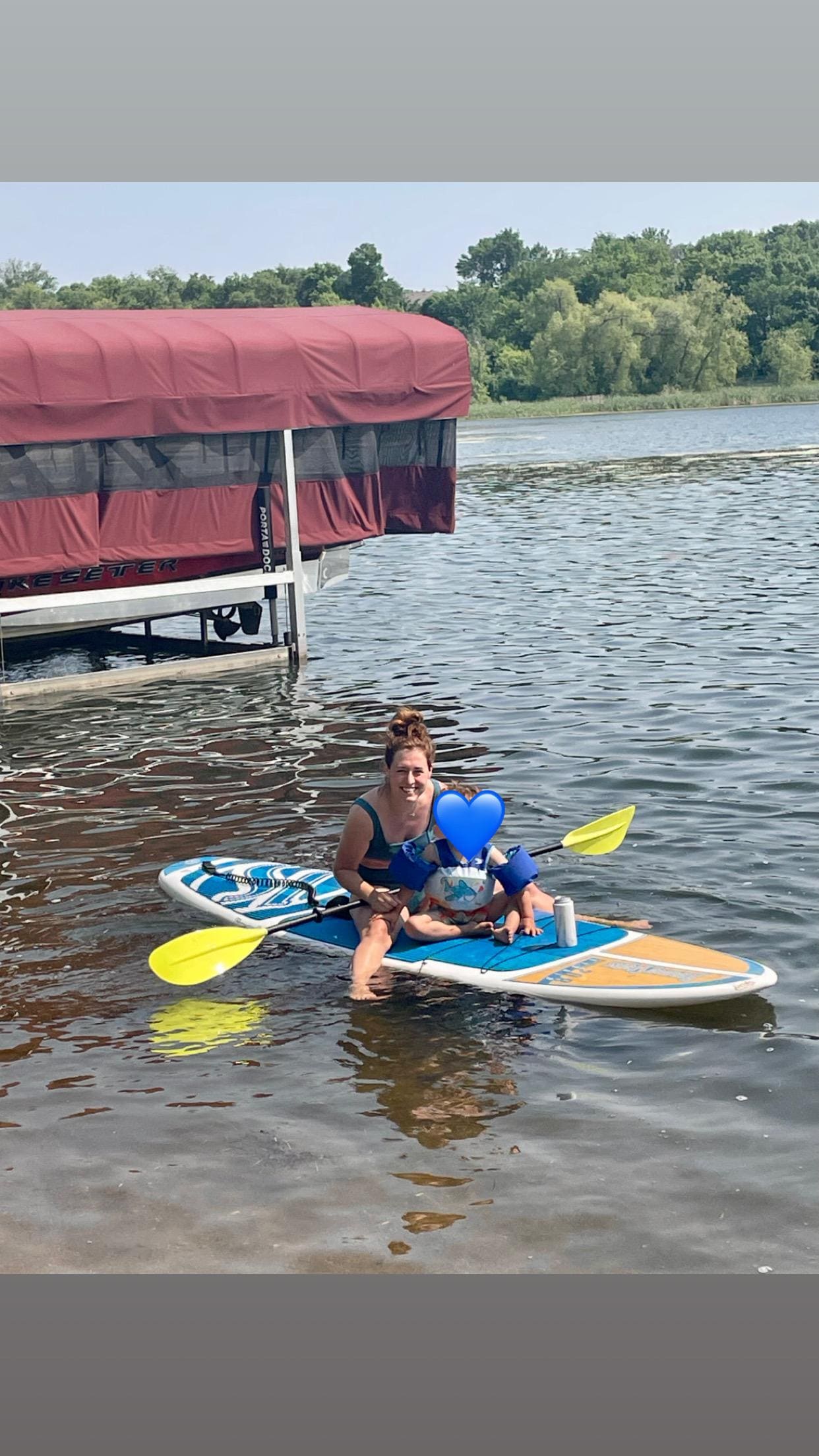 Paddle board was a huge hit! 