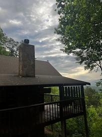 Outside the cabin
