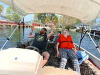 Getting my family out on the lake for birthday fun! Priceless!