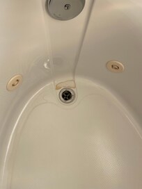 Master bathroom tub