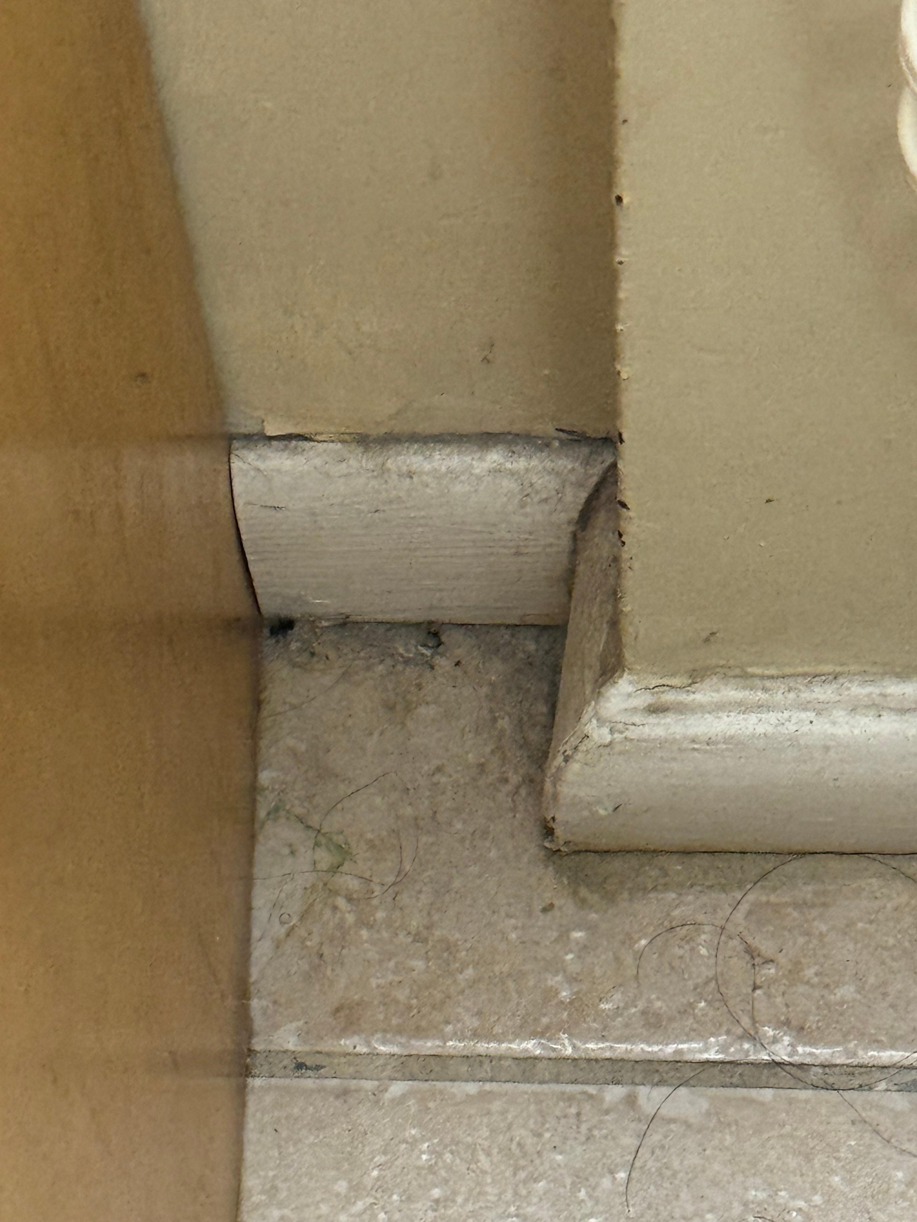 Dirt in corners