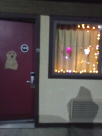 I stayed during Halloween I even had a tricker treater!