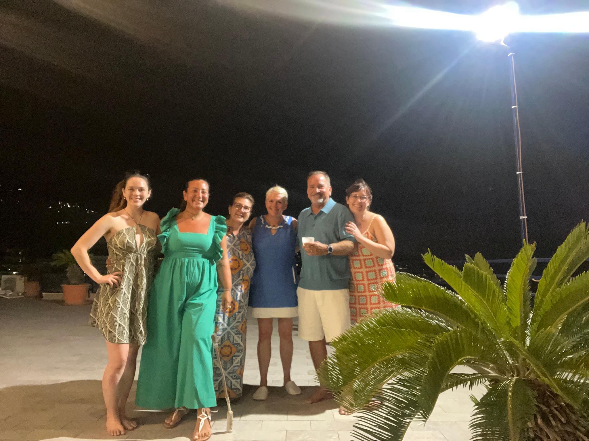 Photo on the rooftop with our beautiful hostesses 🥰