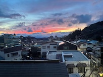 Sunset view from room