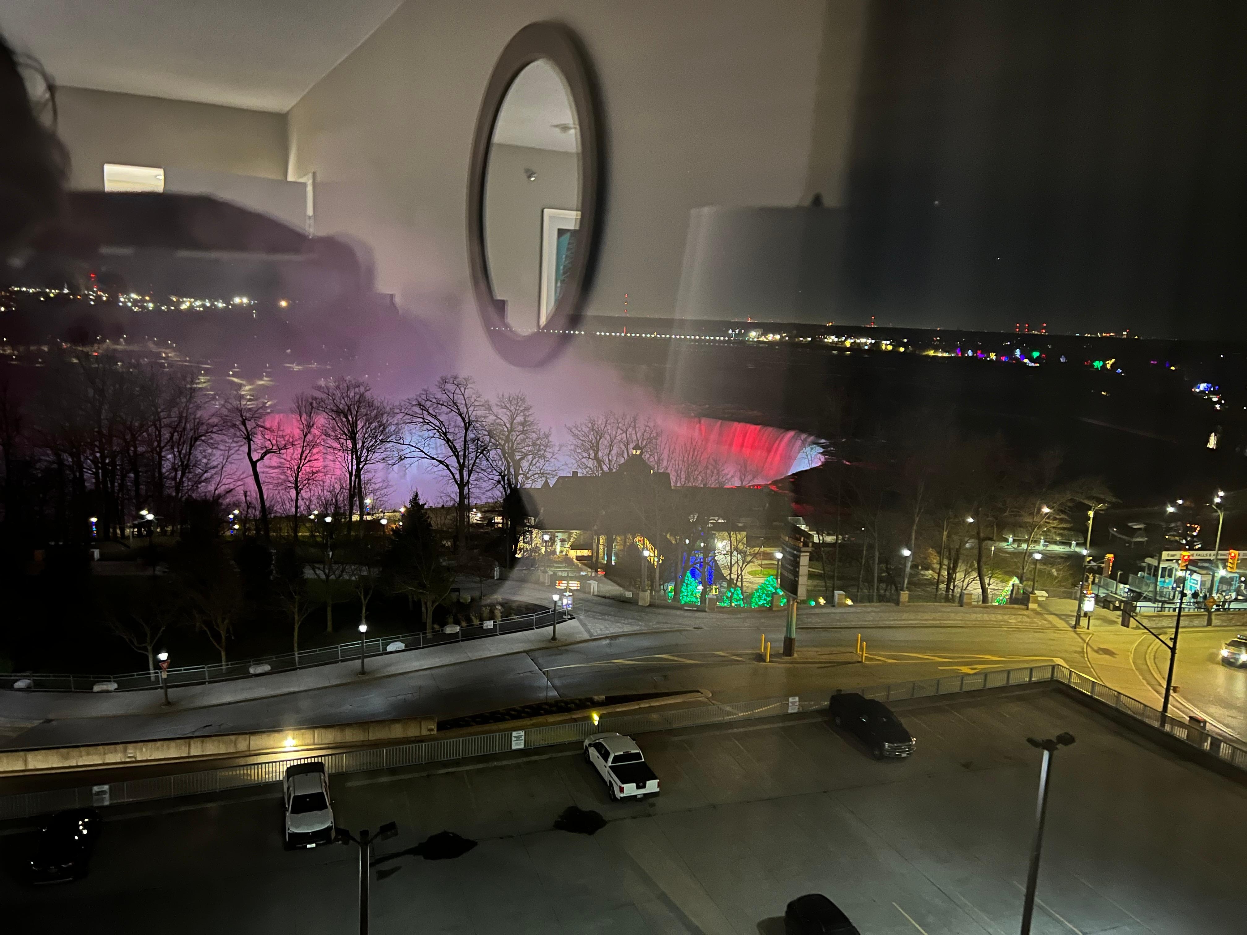 View from our room window