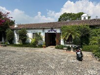 Front of the hotel once inside the gated community
