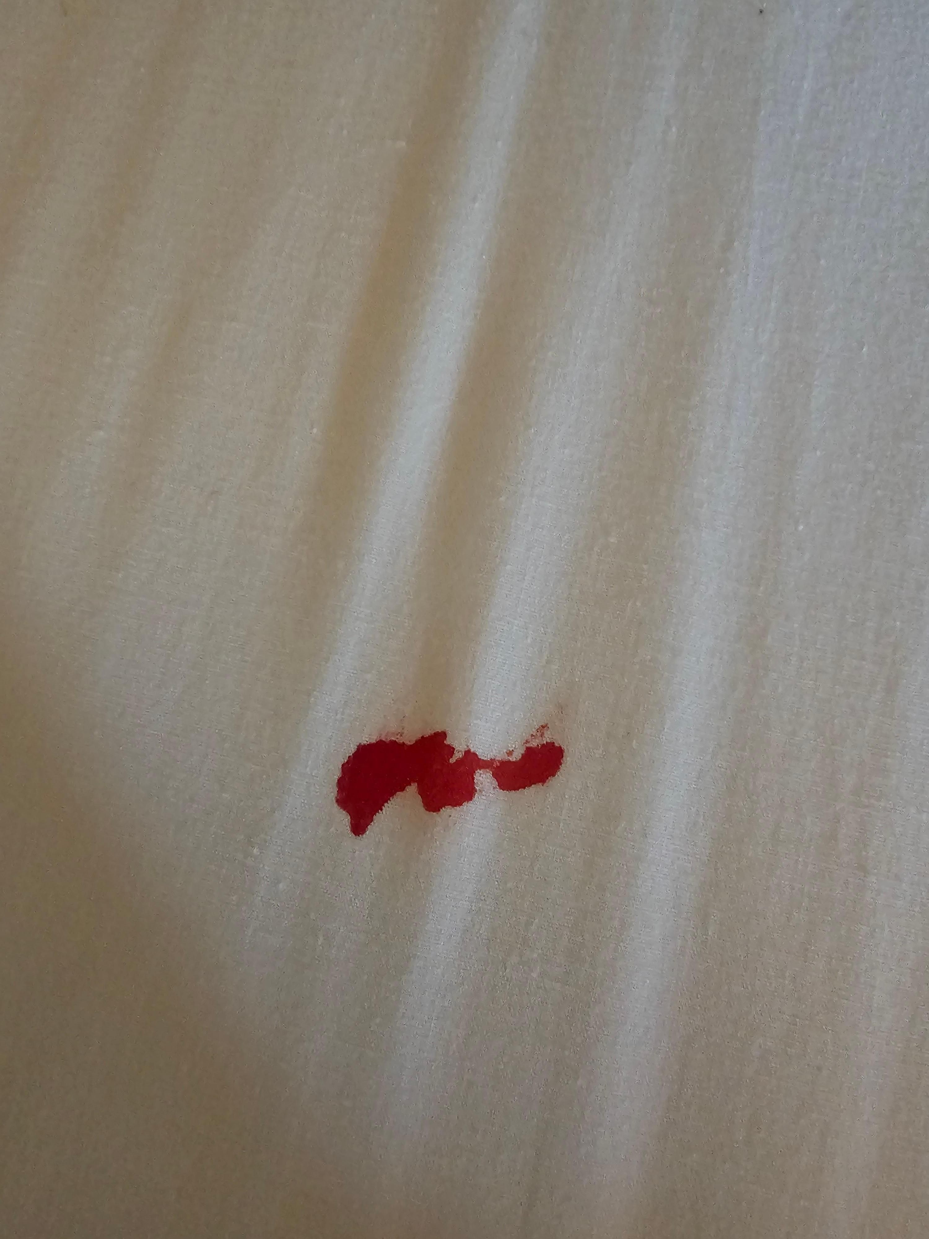 Found when getting in bed