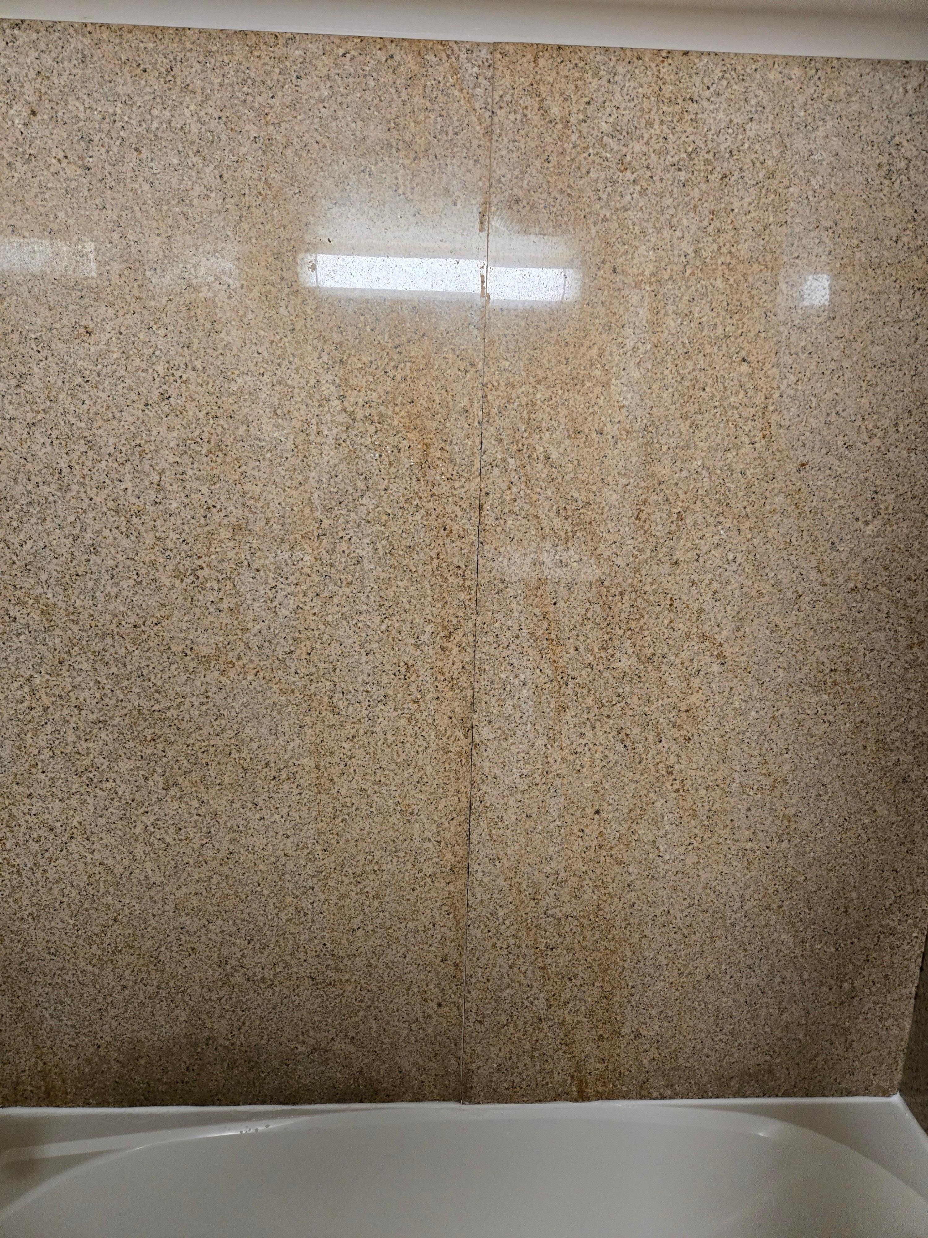 Stains in the bathroom